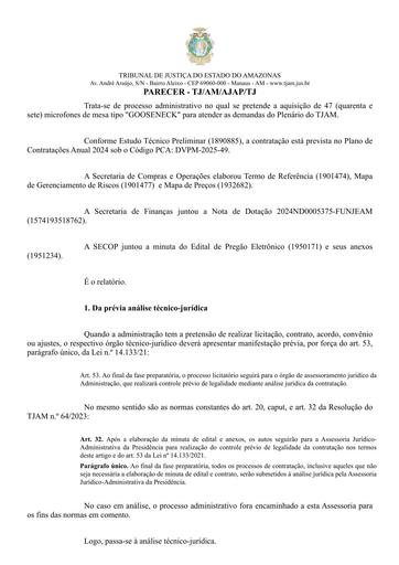 PREGÃO ELETRÔNICO Nº 002/2025 - PARECER E DECISÃO