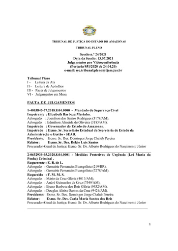 Pauta de 13 07 2021