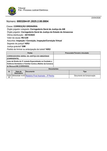Relatório de Correição 3.º Juizado Especializado no Combate à Violência Doméstica e Familiar contra a Mulher - Assinado em 09.03.2026.pdf