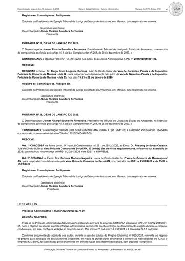 PAR PE 060/2024 - K M DINIZ LTDA