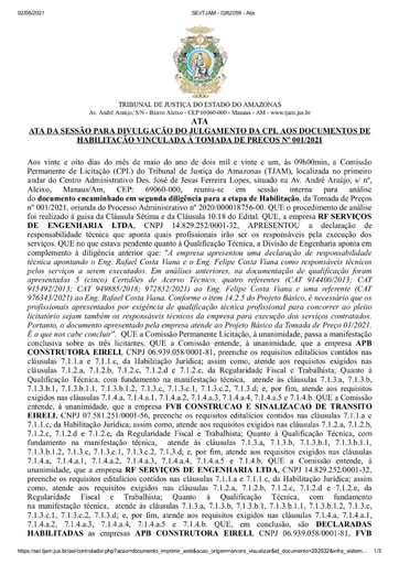 TOMADA DE PREÇOS Nº 001/2021 - ATA DA SESSÃO 28/05/2021 - HABILITAÇÃO