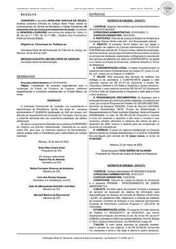 CONCORRÊNCIA Nº 001/2019 – SUSPENSÃO (DJE)