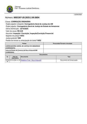 Relatório de Correição Vara Única da Comarca de Novo Aripuanã - Assinado em 07.01.2026 (2).pdf