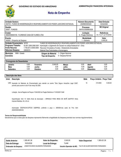 2026/000003699-00 - NE 2026NE0000324