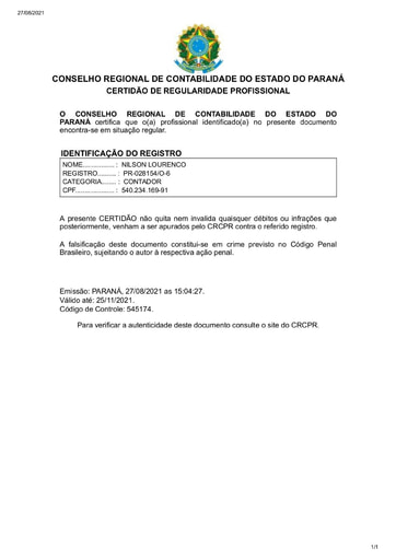 PREGÃO ELETRÔNICO Nº 037/2021 – DOCUMENTAÇÃO ENVIADA EM DILIGÊNCIA - INOVA - ITEM 8