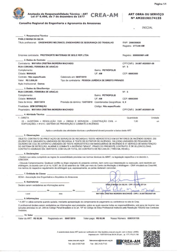 PREGÃO ELETRÔNICO Nº 010/2020 - HABILITAÇÃO - DOC. COMPLEMENTAR - PROTENORTE MATERIAIS
