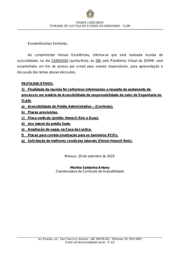 Pauta de Reunião 23 09 2020