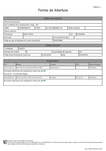 PREGÃO ELETRÔNICO Nº 030/2021 - DOC. COMPLEMENTAR - ITEM 1 - SAT - APÓS DILIGÊNCIA