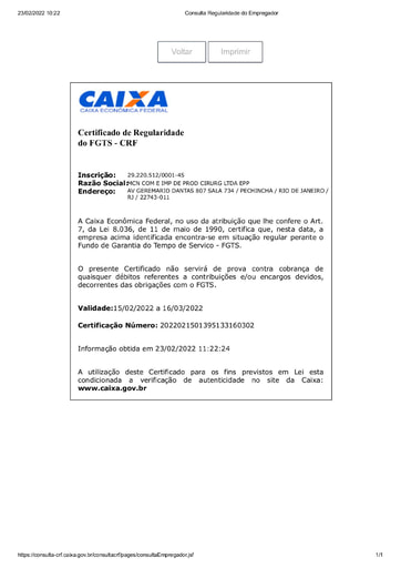 PREGÃO ELETRÔNICO Nº 004/2022 - DOCUMENTOS RETIRADOS DO SICAF E SITES - ITEM 4 -HABILITAÇÃO - MCN
