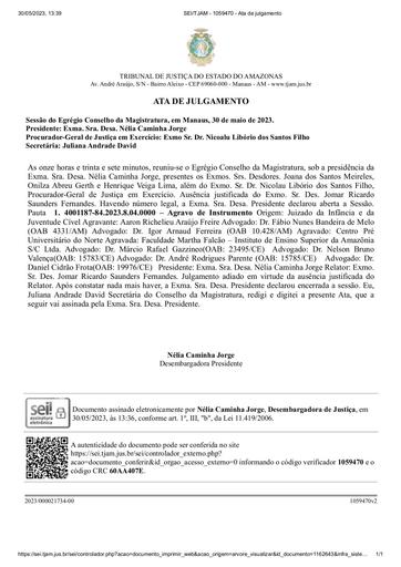 Ata de 30/05/2023