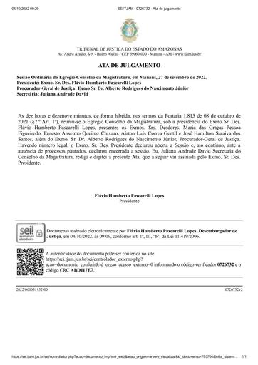 Ata de 27/09/2022