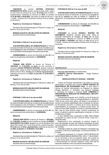 PREGÃO ELETRÔNICO Nº 004/2020 – DESPACHO-OFÍCIO Nº 2030/2020