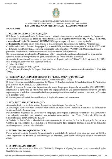 PREGÃO ELETRÔNICO Nº 049/2023 - ESTUDO TÉCNICO PRELIMINAR