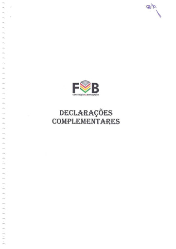 TOMADA DE PREÇOS Nº 004/2021 - DECLARAÇÕES - FVB