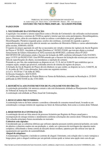 PREGÃO ELETRÔNICO Nº 041/2023 - ESTUDO TÉCNICO PRELIMINAR