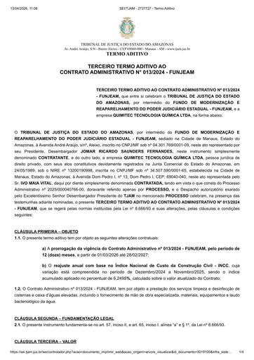 3º TERMO ADITIVO - CT Nº 013.2024 - FUNJEAM x QUIMITEC TECNOLOGIA QUÍMICA LTDA.pdf