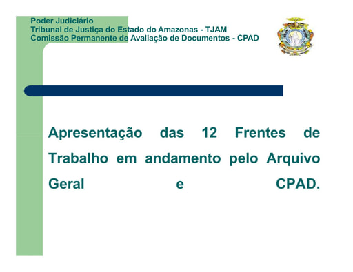 Frentes de Trabalho