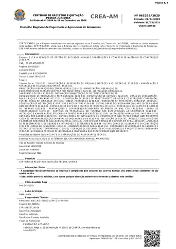 PREGÃO ELETRÔNICO Nº 013/2021 - HABILITAÇÃO - DOC. COMPLEMENTAR - SGRH - PARTE II