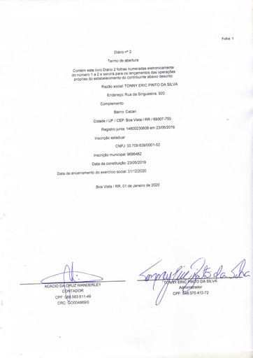 PREGÃO ELETRÔNICO Nº 021/2021 - DOCUMENTOS ENVIADOS EM DILIGÊNCIA 2 - TONNY ERIC