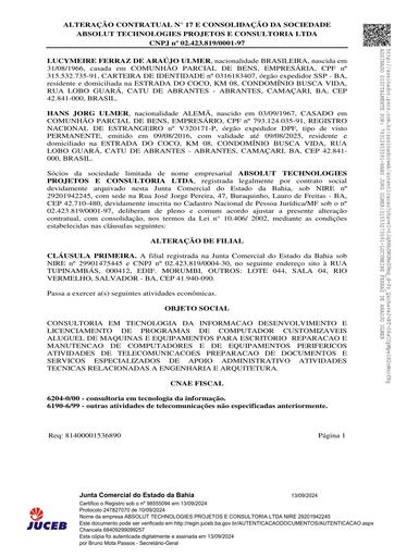 PREGÃO ELETRÔNICO Nº 022/2026 - VALIDAÇÕES - ABSOLUT TECHNOLOGIES PROJETOS E CONSULTORIA LTDA
