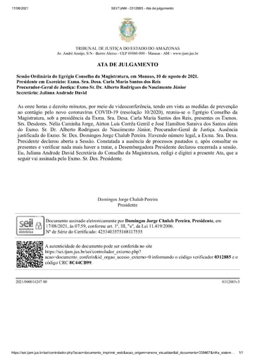 Ata de 10/08/2021