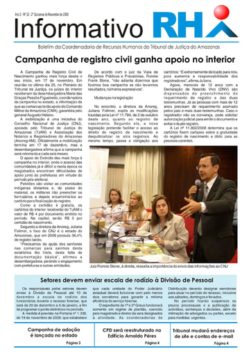 32ª  edição Informativo RH