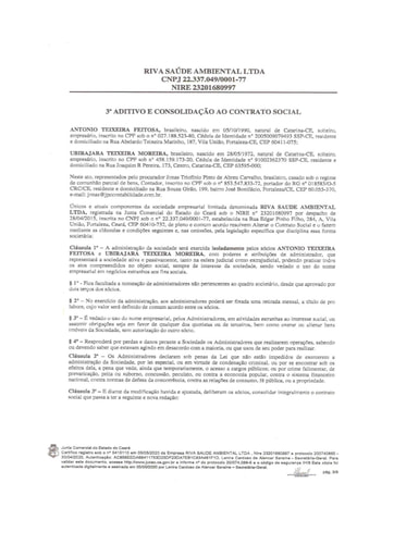 PREGÃO ELETRÔNICO Nº 52/2021 - HABILITAÇÃO - DOC. COMPLEMENTAR - RIVA SAUDE